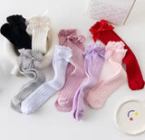 PREORDER SHIPS 1.20.25 Bow Socks ~ Onesize~ fits 1-12 years best