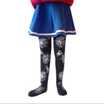 New Style Halloween Tights White Webs Fits best ages 4-12 (skirt not included, just tights)