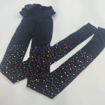 $3.50 Bling Tights- Rainbow bling