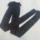 $3.50 Bling Tights- Rainbow bling