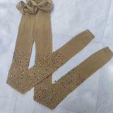 $3.50 Bling Tights- Rainbow bling